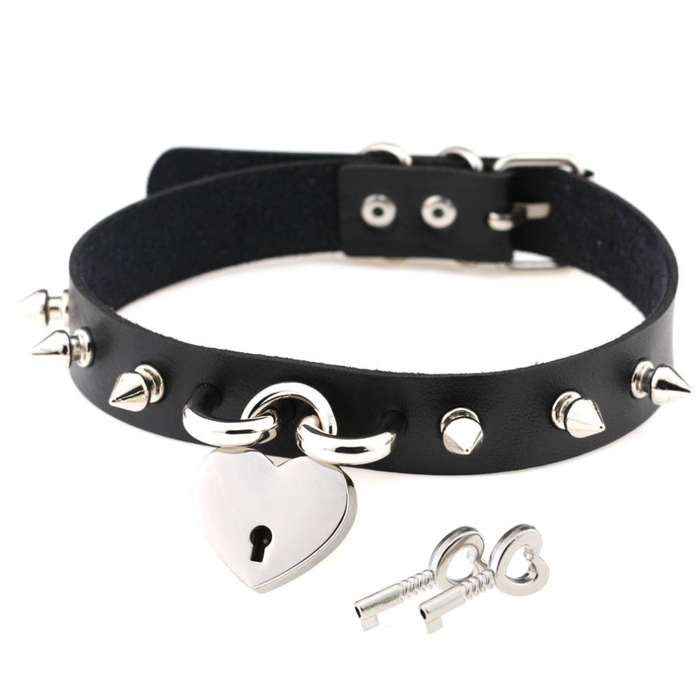Goth Punk Spike Choker - Kolec punkowy Choker naszyjniki dla kobiet