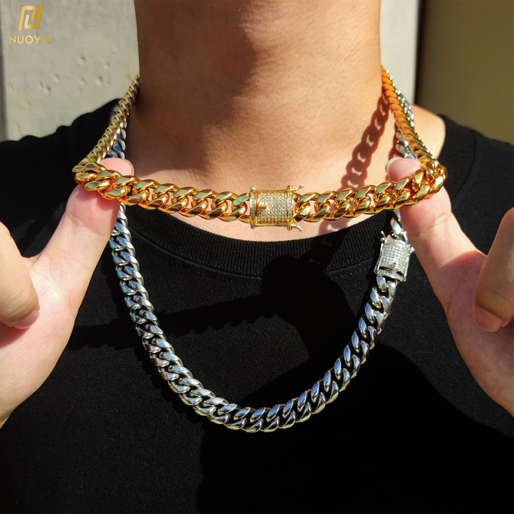 Cuban Link Chain 12Mm - Łańcuch Hip Hop Cuban Chain 6-12mm,