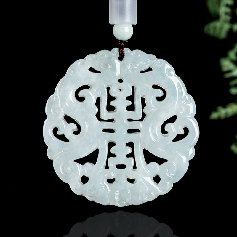 Necklaces - Naszyjnik z zawieszką w kształcie smoka