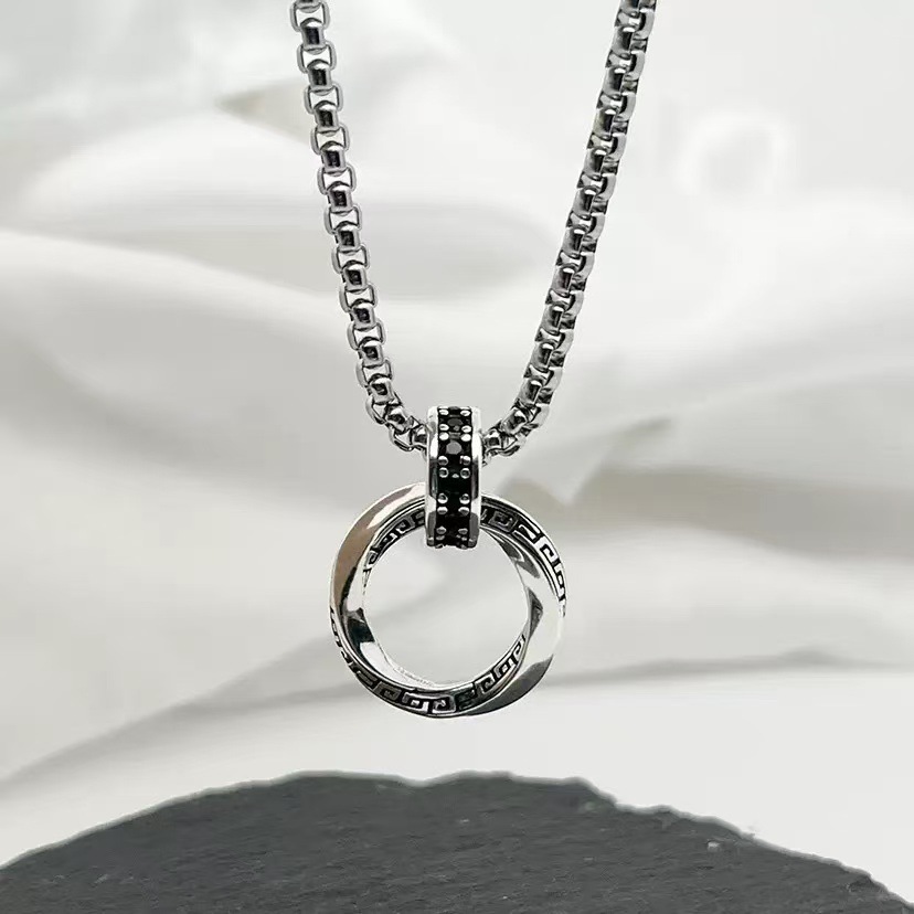 925 Sterling Silver Chain Necklace Men - Nowy naszyjnik ze srebra próby 925,