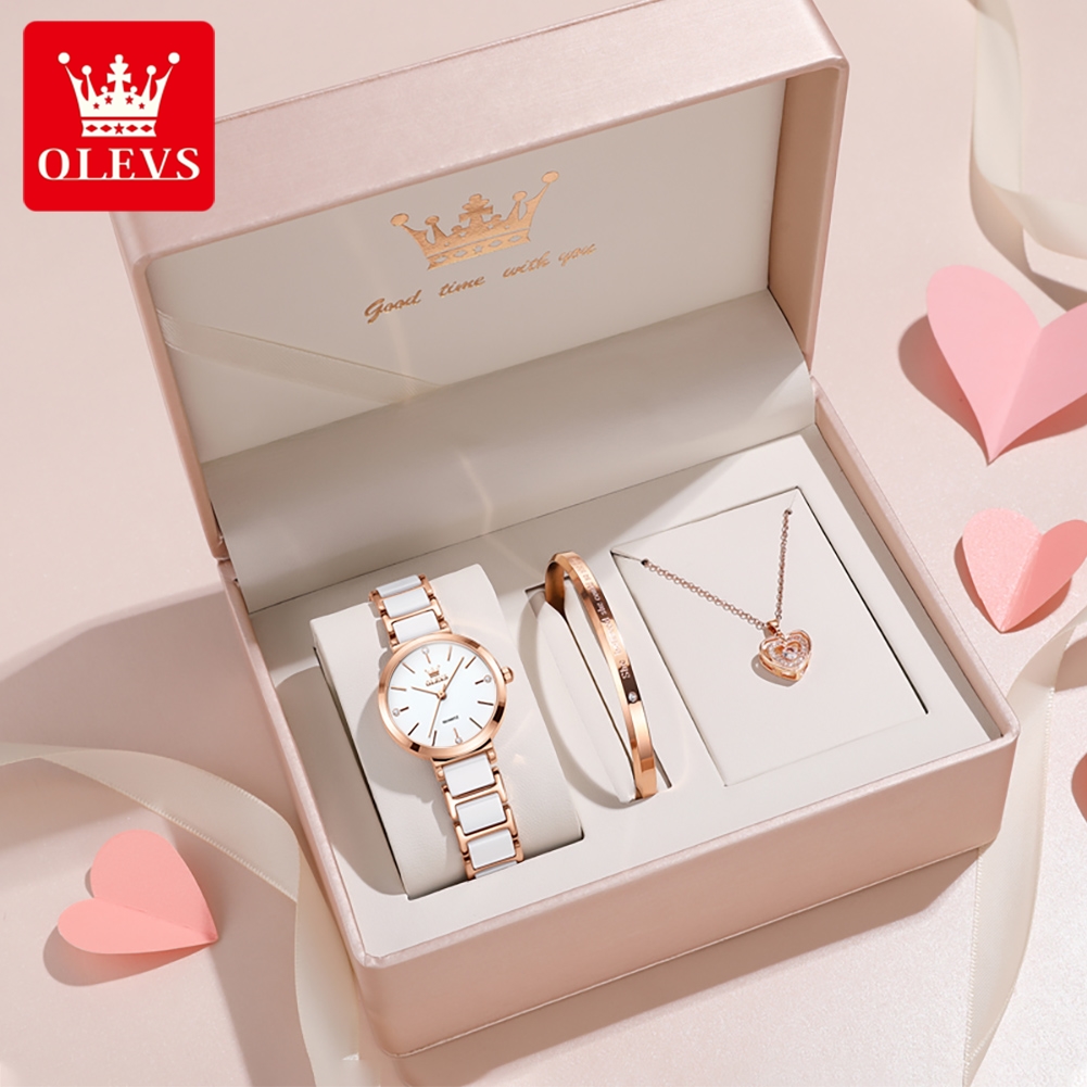Watch Accessories - OLEVS Damski Zegarek 5877 Luksusowy Elegancki