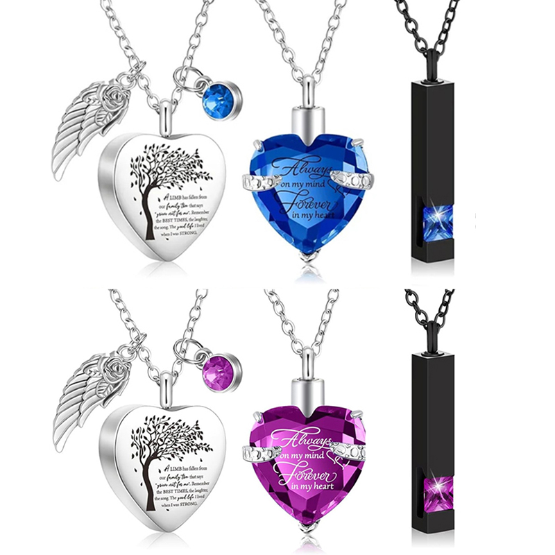 Heart Locket Necklace Photo - Naszyjnik urna na prochy, pamiątka po