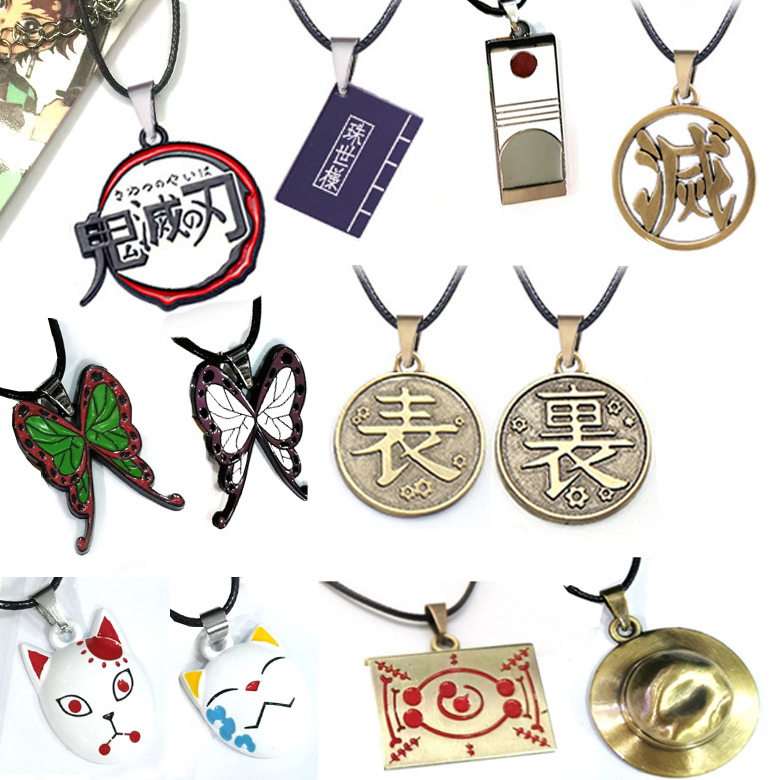 Anime Pendant Necklace - Naszyjnik z zawieszką Demon Slayer Anime