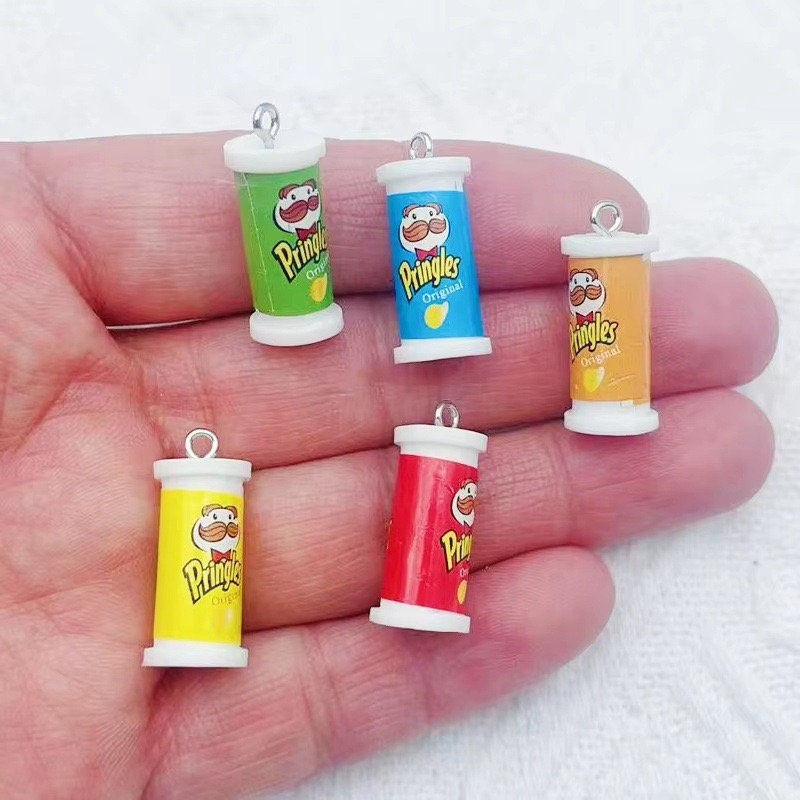 Earrings - 10 szt. Symulacja 3D Wiaderko Frytki