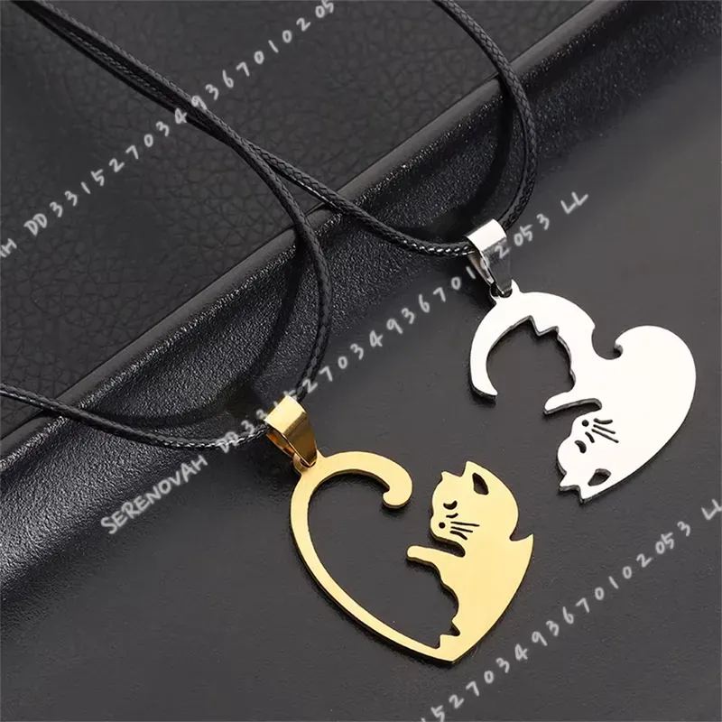 Magnetic Couple Matching Necklaces - 1 para kreatywnych, uroczych breloczków ze