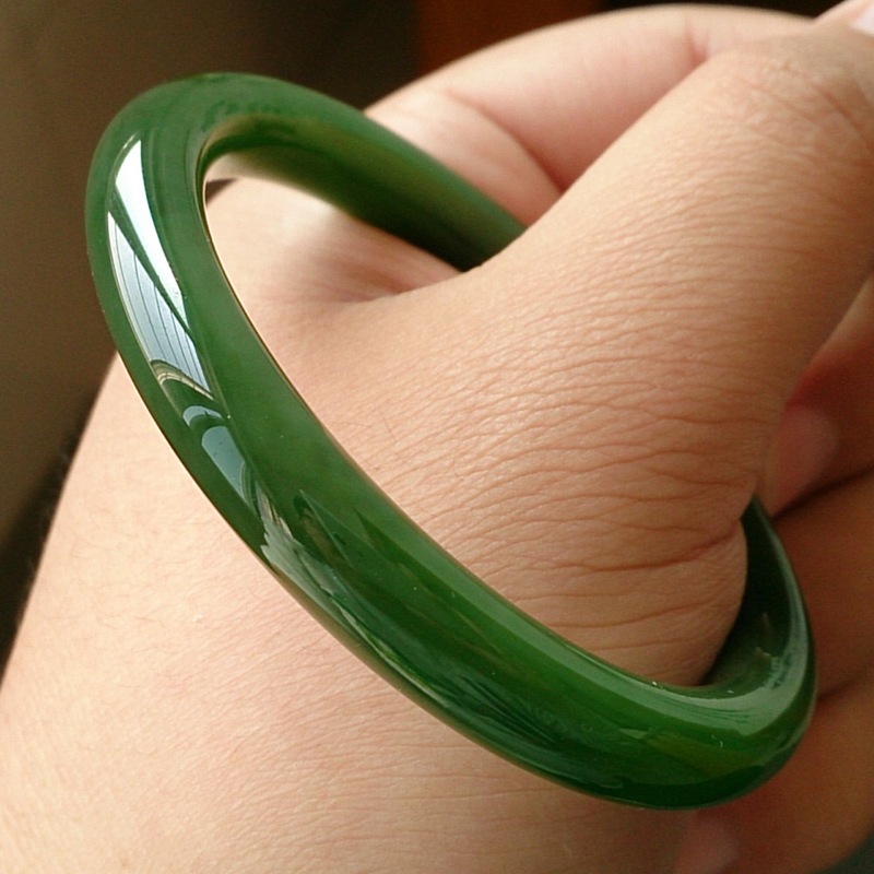 Bracelets - Xinjiang Hotan, cienki, jadeit ze starej