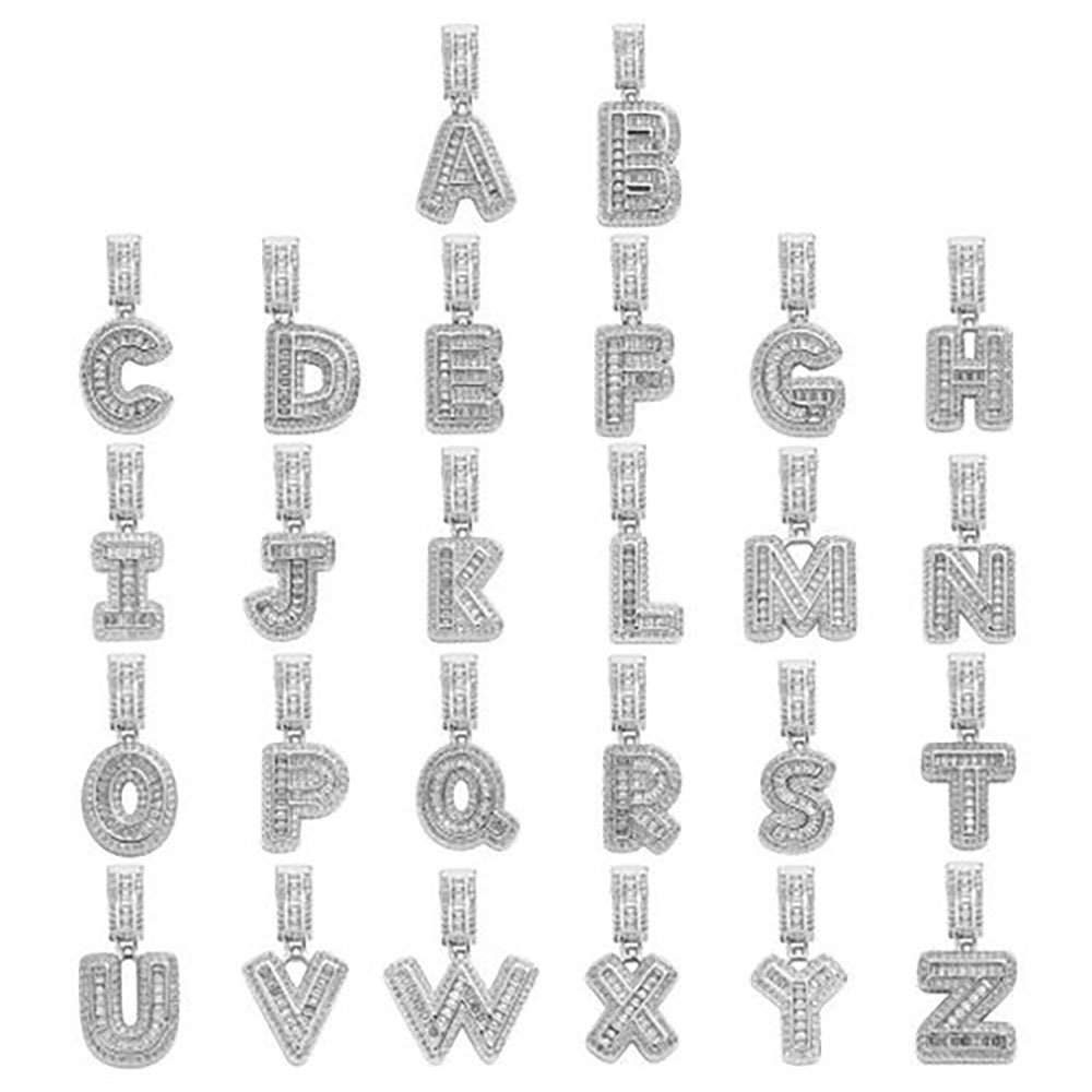 Initial Letter Necklace 18K Gold - Prawdziwe 18-karatowe złocenie Pierwsza litera Hip