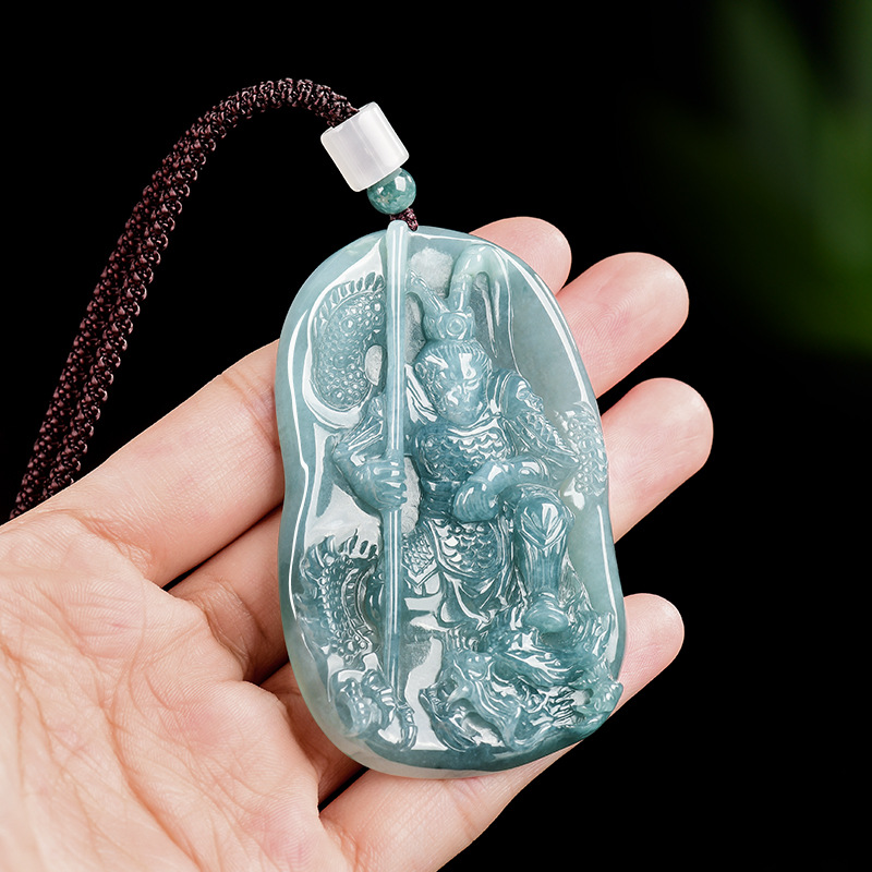Necklaces - Naszyjnik z zawieszką w kształcie Małpiego