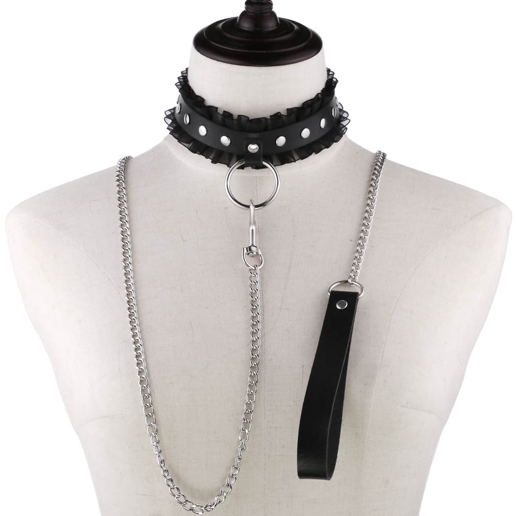 Sexy Lace kolczasty Choker pun – Goth Punk Spike Choker recenzja i cena