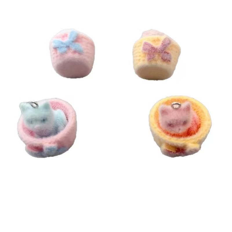 4 szt. zawieszek 3D z żywicy w – Earrings recenzja i cena