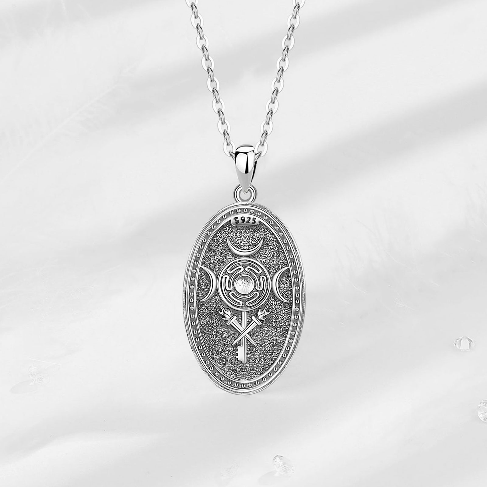 Eudora 925 Sterling Silver Pot – 925 Sterling Silver Chain Necklace Men recenzja i cena