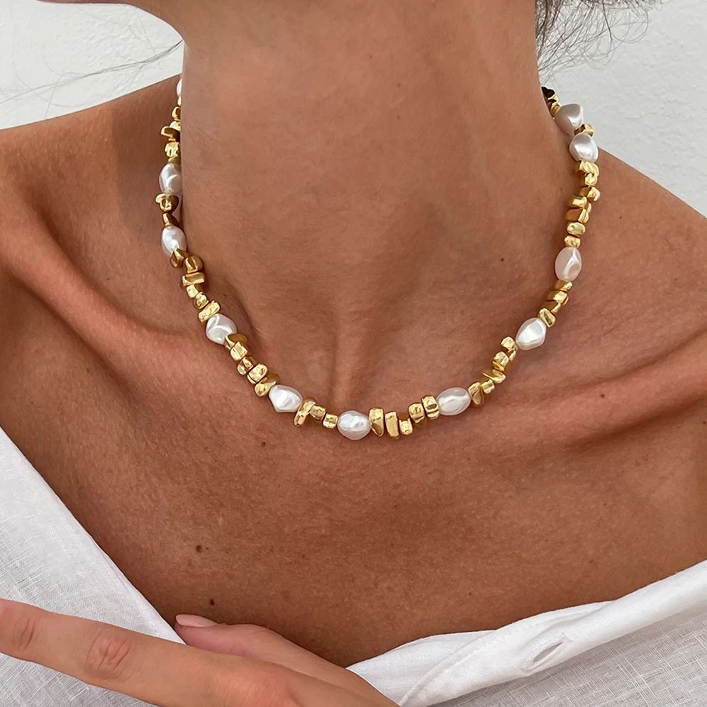 Elegancki naszyjnik choker z i – Pearl Choker Necklace Vintage recenzja i cena