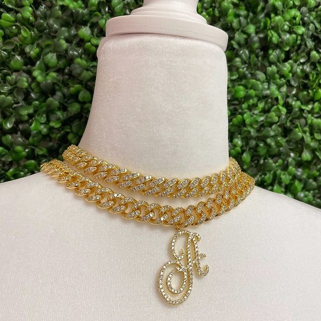 Uwin 12mm DIY kursywne litery  – Cuban Link Chain 12Mm recenzja i cena
