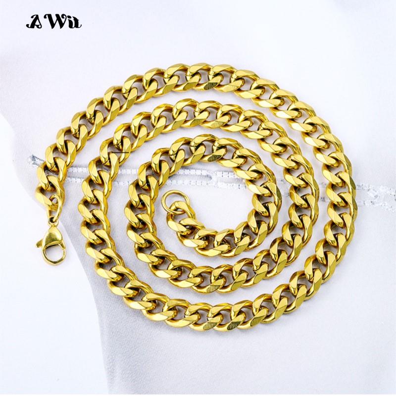 Kubański łańcuszek Naszyjnik z – Cuban Link Chain 12Mm recenzja i cena