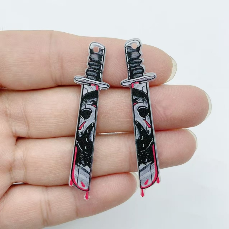 10 sztuk akrylowych ozdób na H – Earrings recenzja i cena