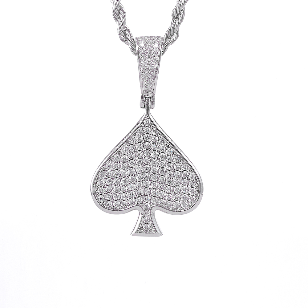 Wisiorek ESKEEm Iced Out VVS M – 925 Sterling Silver Chain Necklace Men recenzja i cena