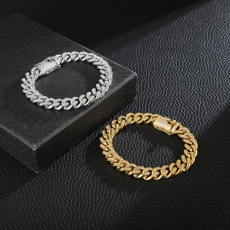 KALEN 12mm CNC Bransoletka Męs – Cuban Link Chain 12Mm recenzja i cena