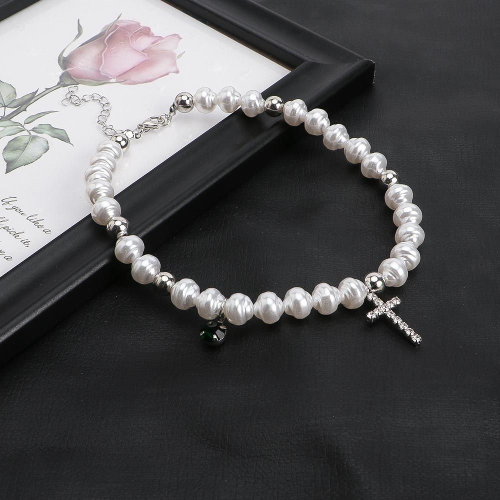 Vintage wisiorek kryształowy k – Pearl Choker Necklace Vintage recenzja i cena