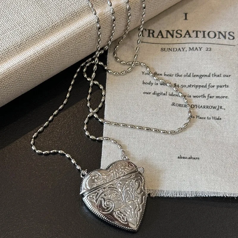 Wisiorek z otwieraną zawieszką – Heart Locket Necklace Photo recenzja i cena