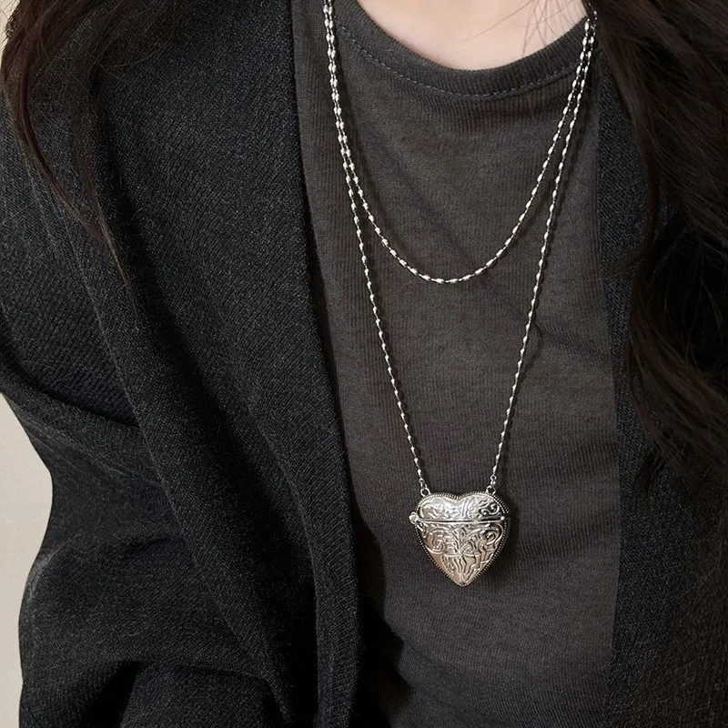 Wisiorek z otwieraną zawieszką – Heart Locket Necklace Photo recenzja i cena