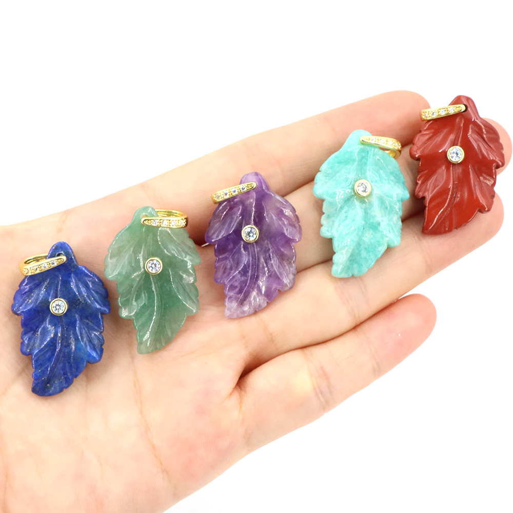 Naturalny kamień, kryształowy  – Crystal Pendant Necklace Natural Stone recenzja i cena