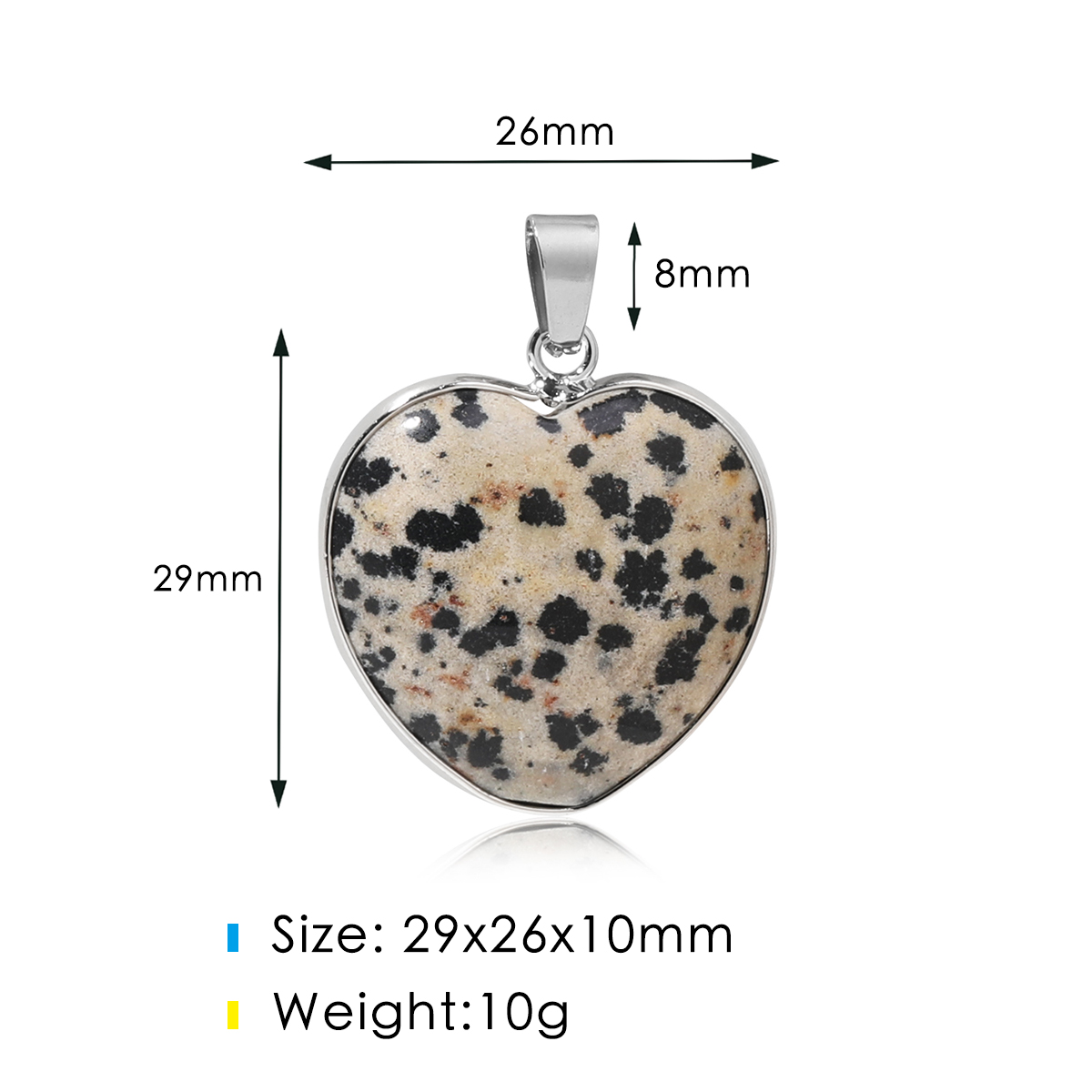 1 szt. zawieszka w kształcie s – Crystal Pendant Necklace Natural Stone recenzja i cena