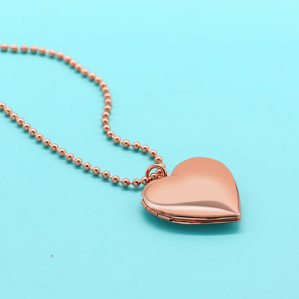 Wieczny naszyjnik typu Choker  – Heart Locket Necklace Photo recenzja i cena