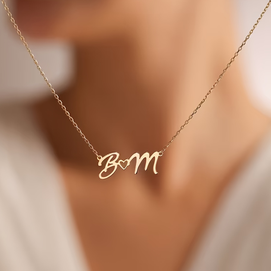 Naszyjniki z imieniem niestand – Custom Name Necklace Stainless Steel recenzja i cena
