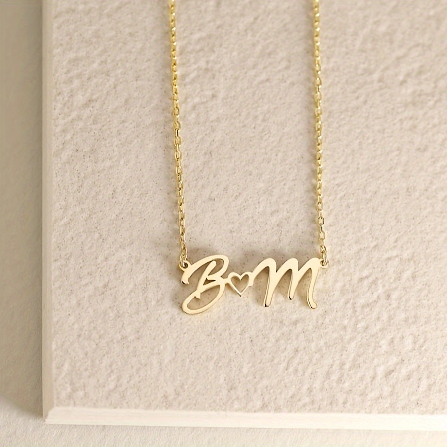 Naszyjniki z imieniem niestand – Custom Name Necklace Stainless Steel recenzja i cena