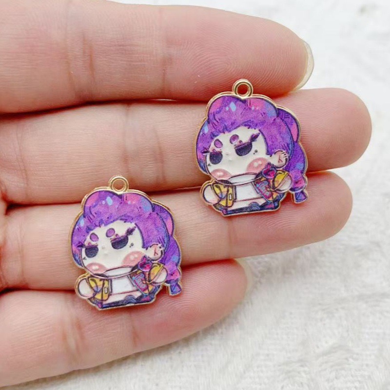 10 szt. Kreskówkowe zawieszki  – Earrings recenzja i cena