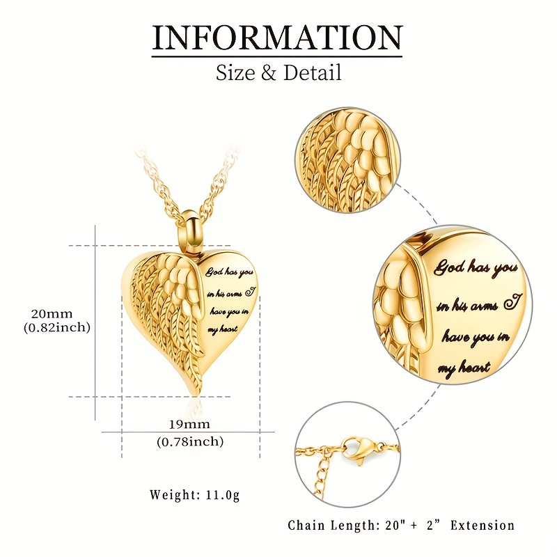 Naszyjnik z urną sercem na pro – Heart Locket Necklace Photo recenzja i cena
