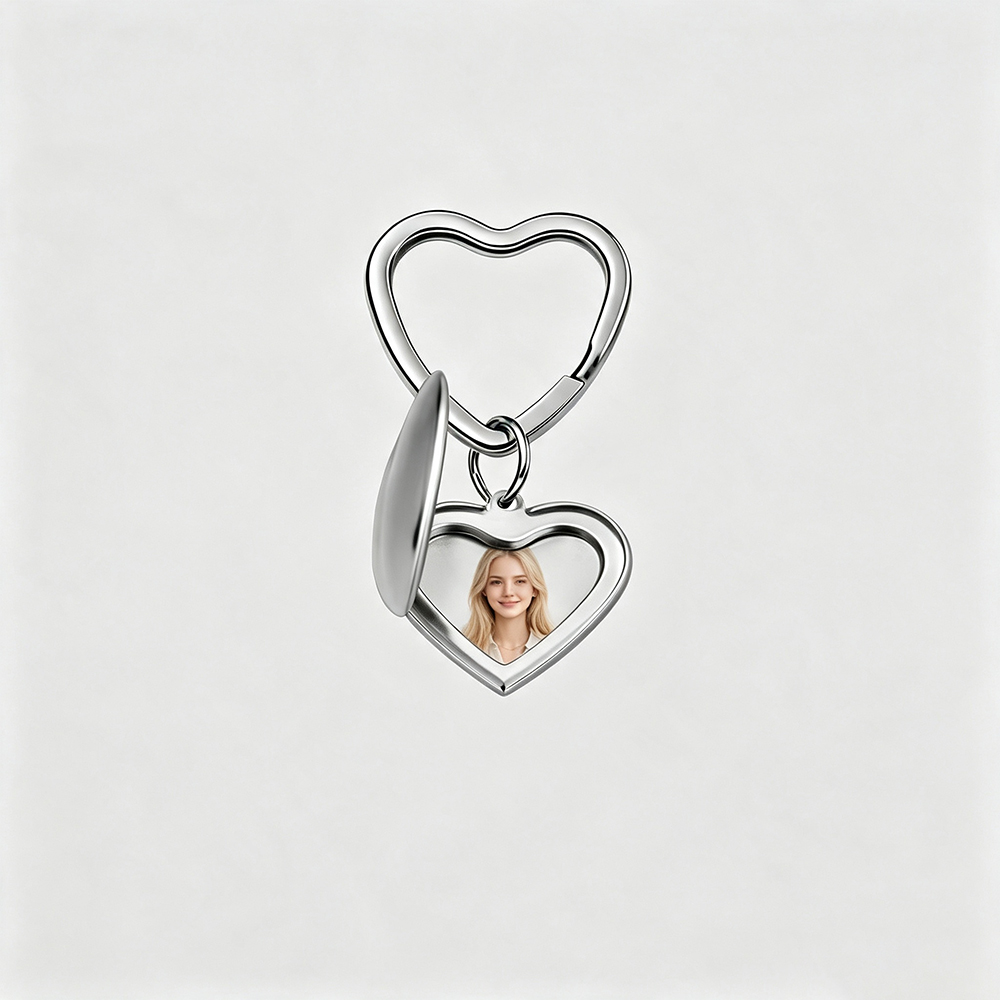 Fnixtar 10 szt. breloczków z r – Heart Locket Necklace Photo recenzja i cena