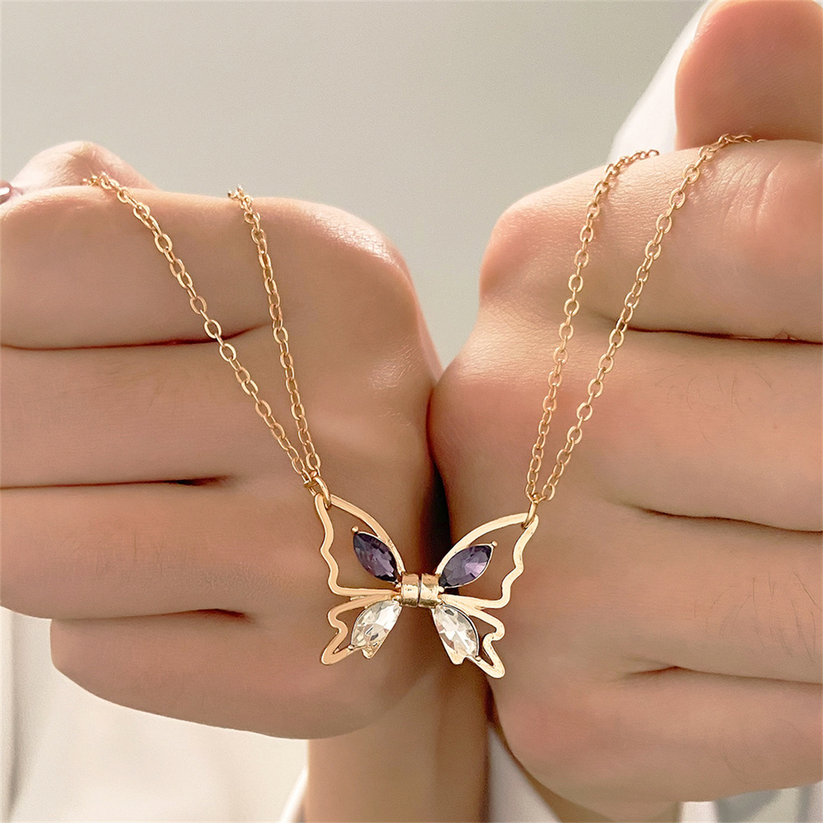 Naszyjnik Magnetyczny Motyl dl – Magnetic Couple Matching Necklaces recenzja i cena