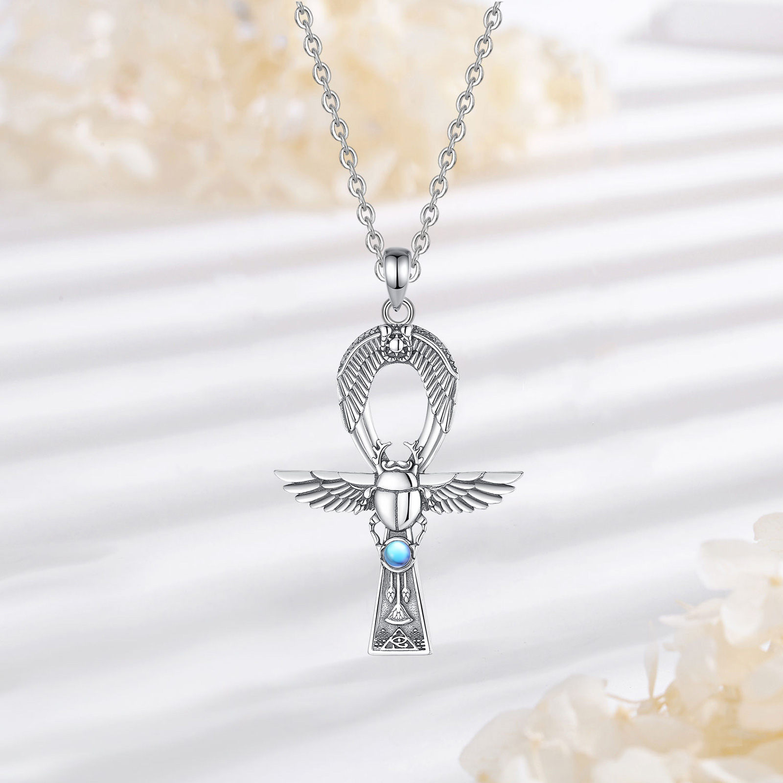 Eudora 925 srebro starożytny e – 925 Sterling Silver Chain Necklace Men recenzja i cena