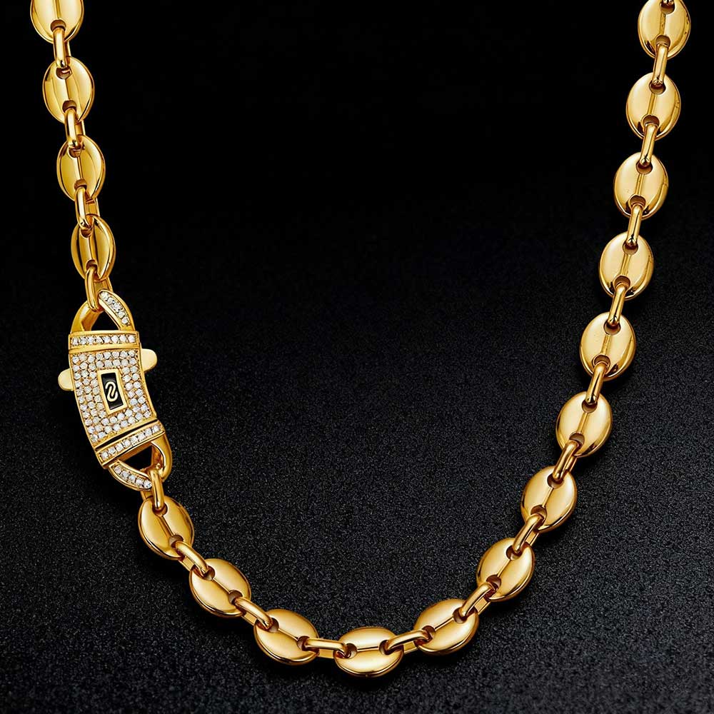 HHIOK Biżuteria Hip Hop 8mm/10 – Cuban Link Chain 12Mm recenzja i cena