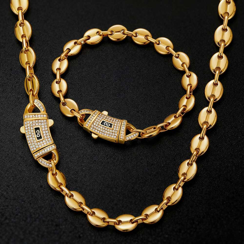 HHIOK Biżuteria Hip Hop 8mm/10 – Cuban Link Chain 12Mm recenzja i cena
