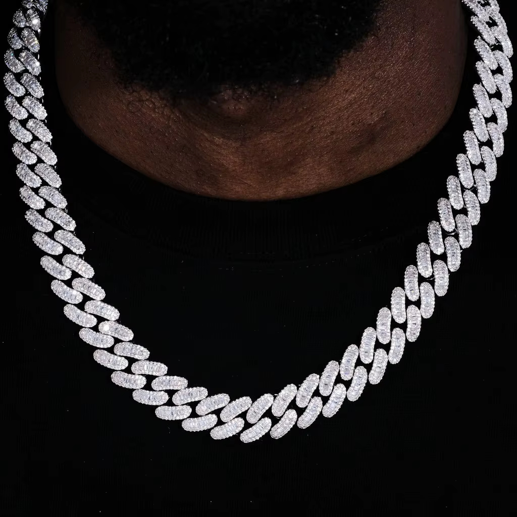 Łańcuch kubański z cyrkoniami  – Cuban Link Chain 12Mm recenzja i cena