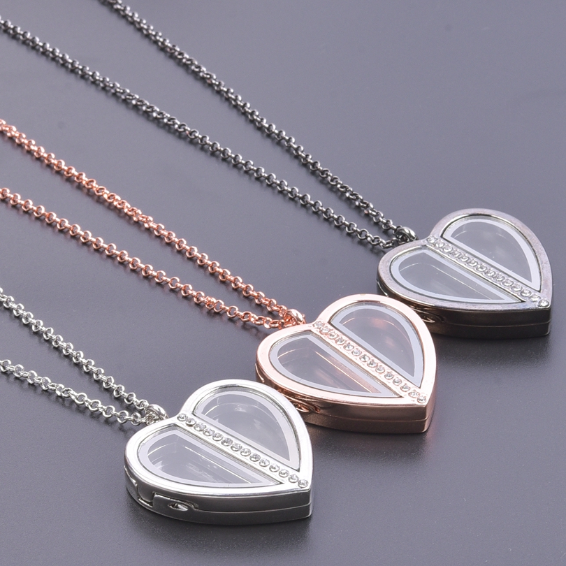 Magnes naszyjnik z medalionem  – Heart Locket Necklace Photo recenzja i cena