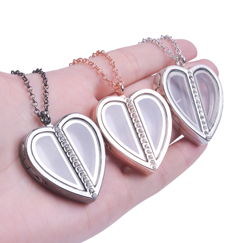 Magnes naszyjnik z medalionem  – Heart Locket Necklace Photo recenzja i cena