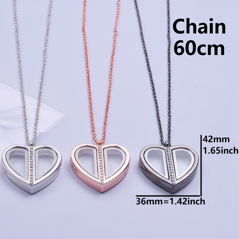 Magnes naszyjnik z medalionem  – Heart Locket Necklace Photo recenzja i cena