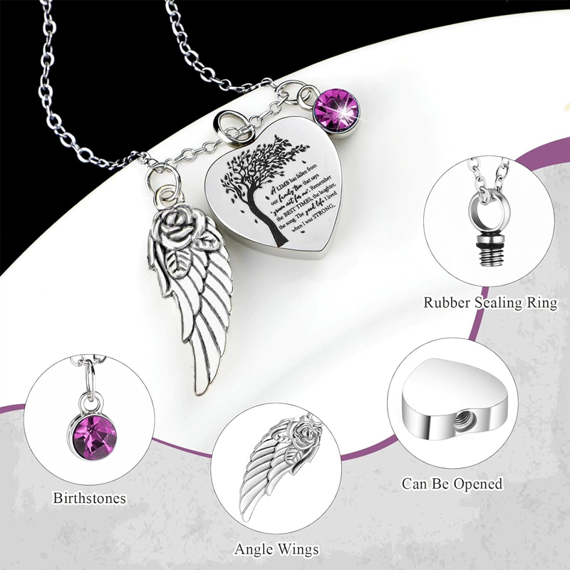 Naszyjnik urna na prochy, pami – Heart Locket Necklace Photo recenzja i cena