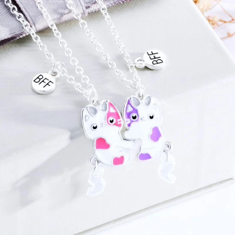2 szt. Naszyjnik dla najlepszy – Magnetic Couple Matching Necklaces recenzja i cena