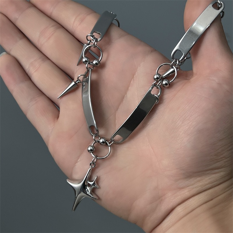 Hiphopowy naszyjnik ze stali n – Goth Punk Spike Choker recenzja i cena