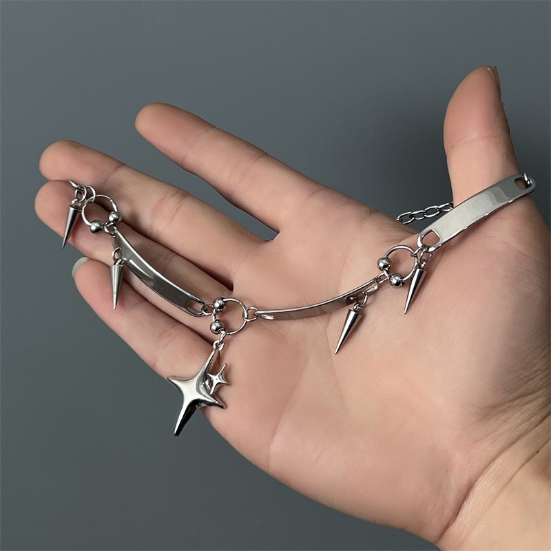 Hiphopowy naszyjnik ze stali n – Goth Punk Spike Choker recenzja i cena