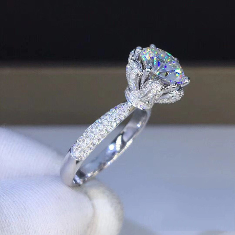 Pierścionek z morganitem, diam – Moissanite Engagement Ring 1 Carat recenzja i cena