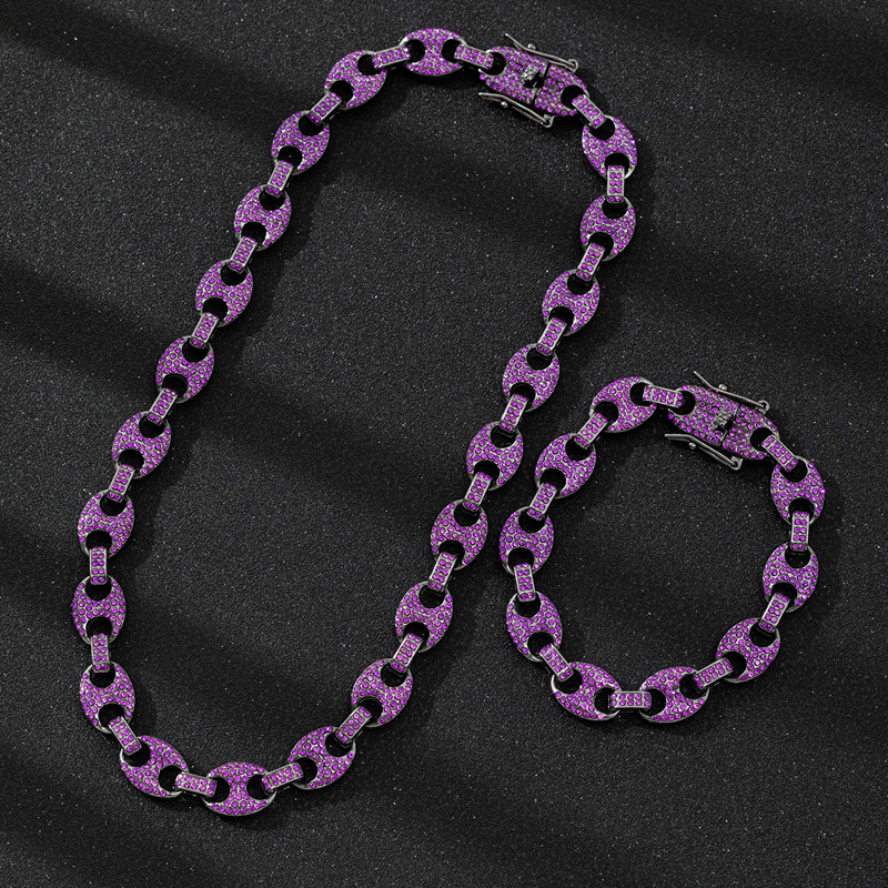 Męskie Damskie Hip Hop 12mm Cz – Cuban Link Chain 12Mm recenzja i cena