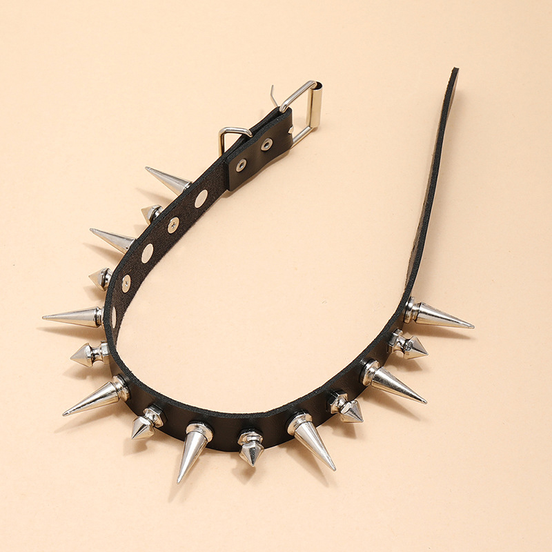 Punk Long Spike Choker ze sztu – Goth Punk Spike Choker recenzja i cena