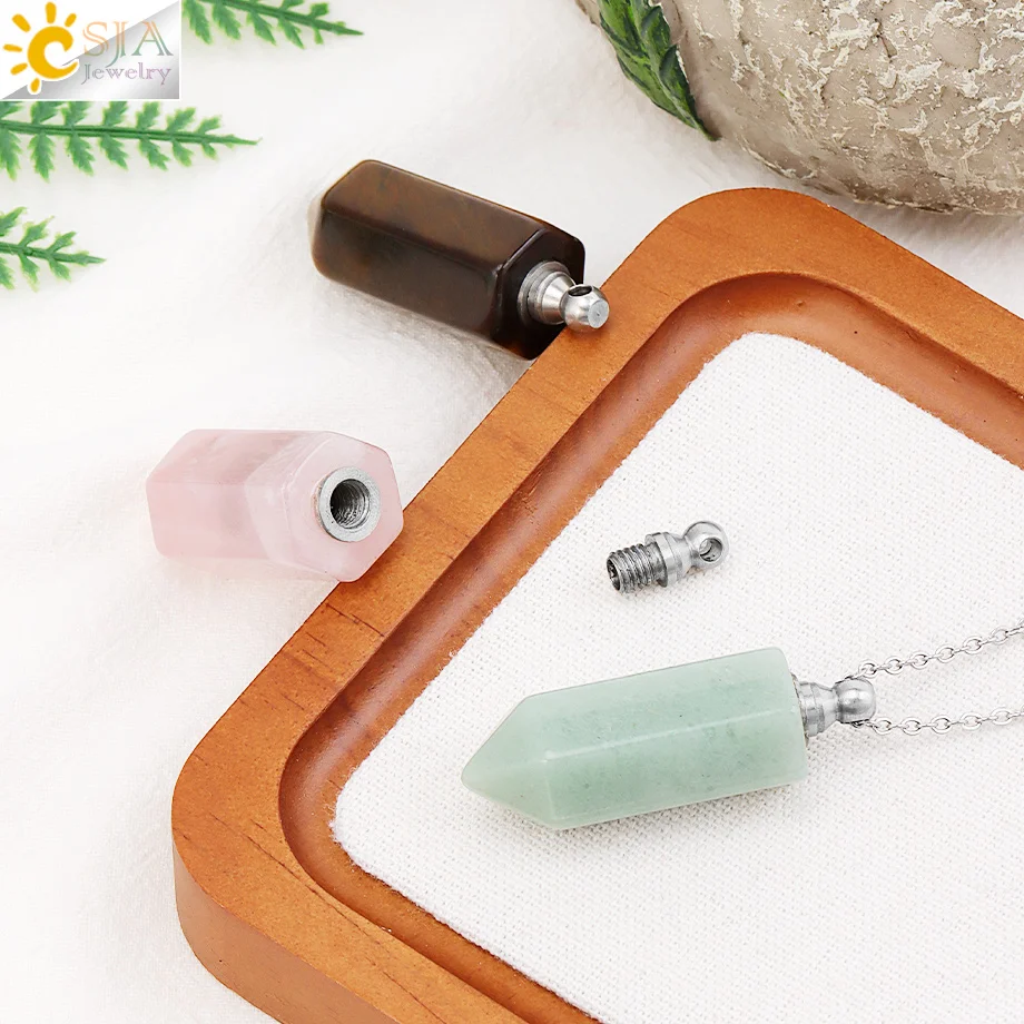 Kryształowy naszyjnik z zawies – Crystal Pendant Necklace Natural Stone recenzja i cena