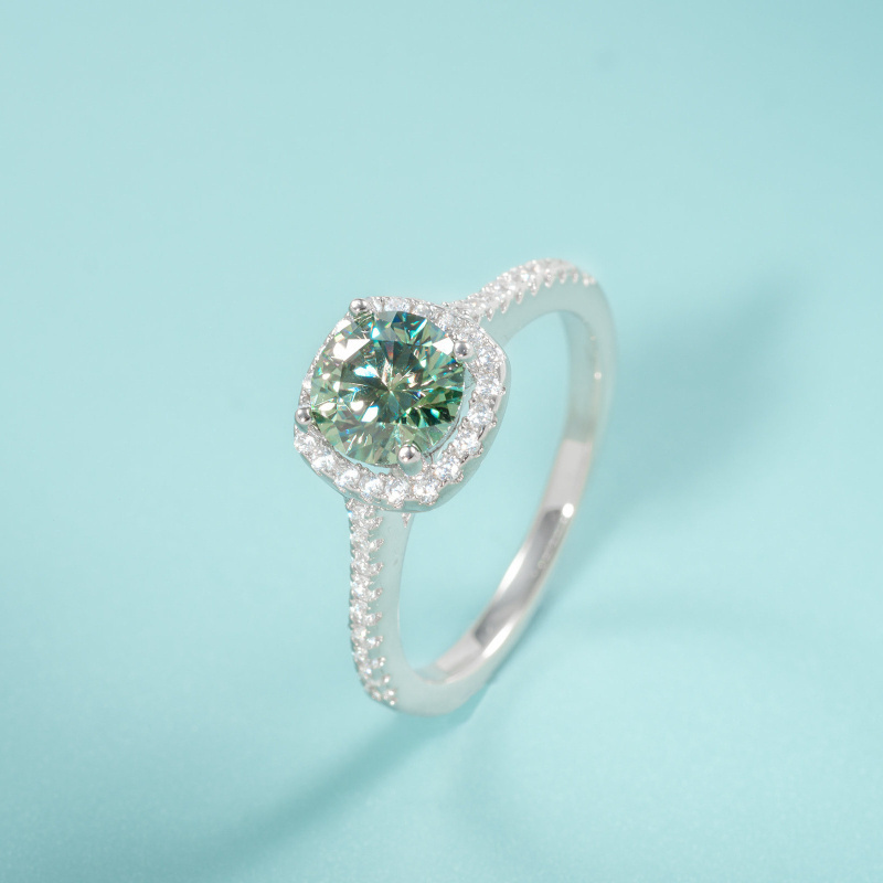 1 szt. Pierścionek ślubny z zi – Moissanite Engagement Ring 1 Carat recenzja i cena