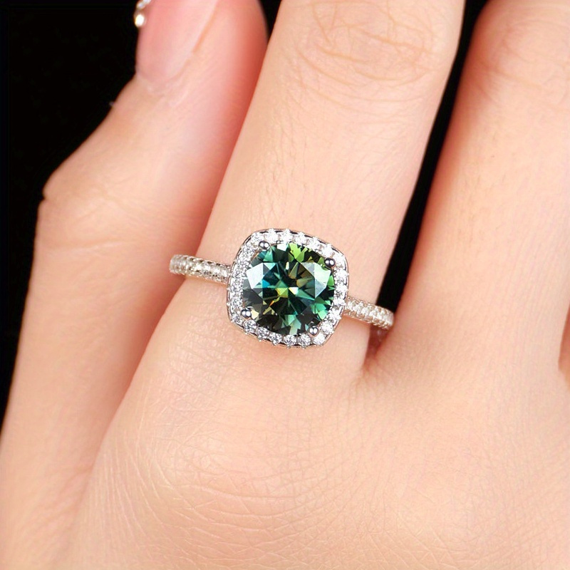 1 szt. Pierścionek ślubny z zi – Moissanite Engagement Ring 1 Carat recenzja i cena